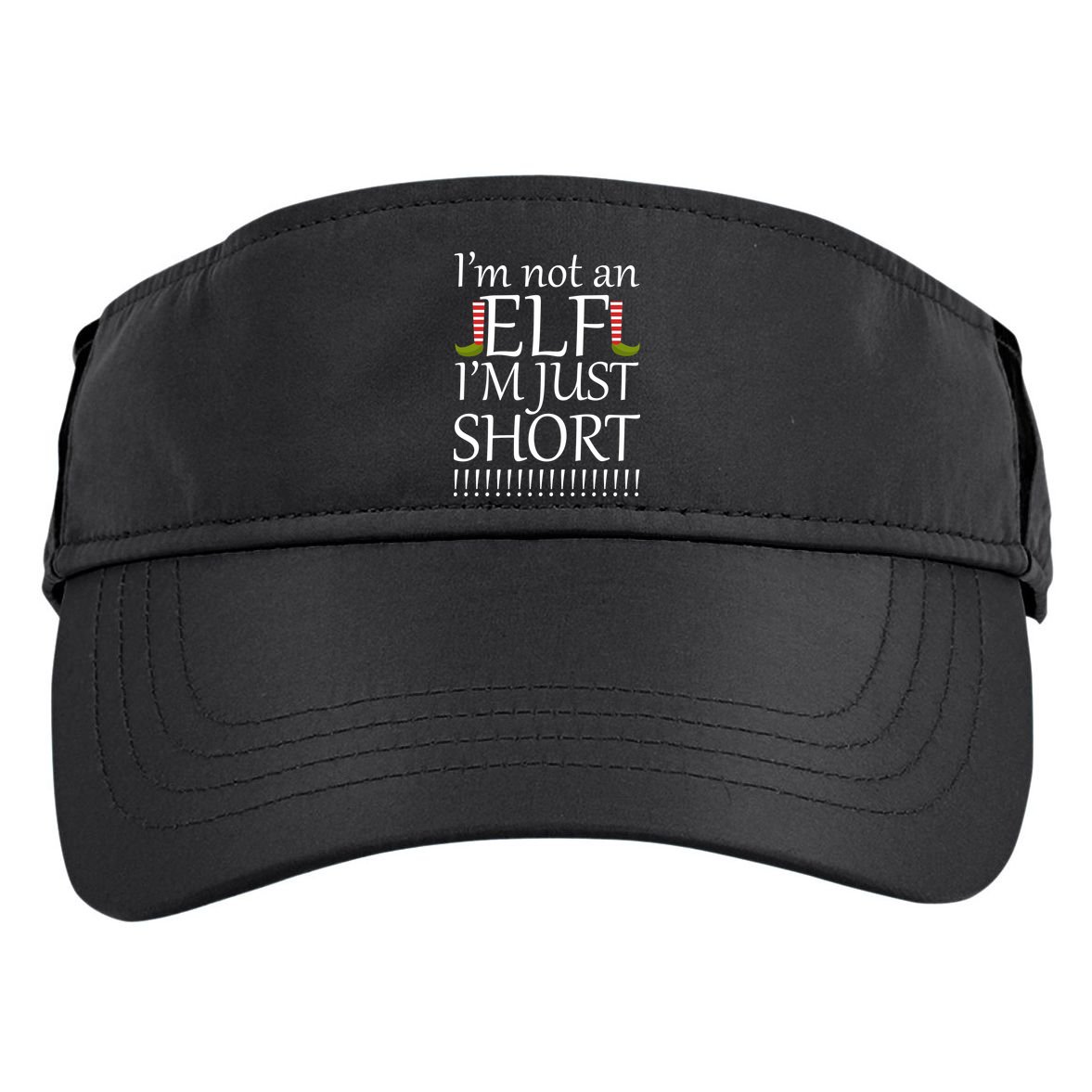 I'm Not An Elf! I'm Just Short Funny Christmas Adult Drive Performance Visor