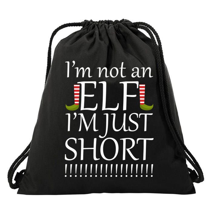 I'm Not An Elf! I'm Just Short Funny Christmas Drawstring Bag