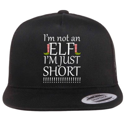 I'm Not An Elf! I'm Just Short Funny Christmas Flatbill Hat