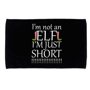 I'm Not An Elf! I'm Just Short Funny Christmas Microfiber Hand Towel