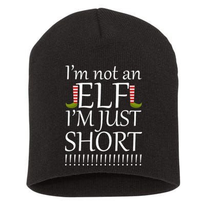 I'm Not An Elf! I'm Just Short Funny Christmas Short Acrylic Beanie