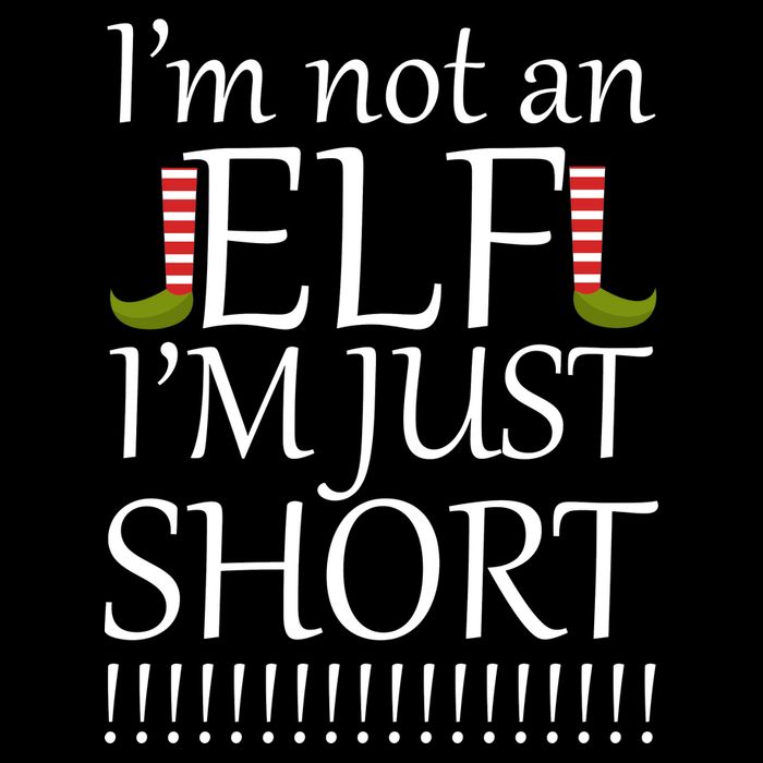 I'm Not An Elf! I'm Just Short Funny Christmas Wool Snapback Cap