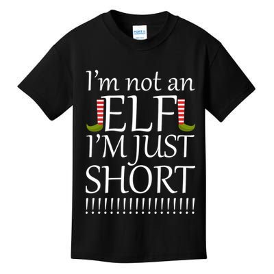 I'm Not An Elf! I'm Just Short Funny Christmas Kids T-Shirt