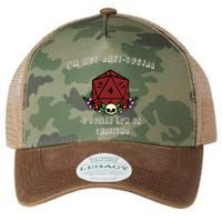 I'm Not Anti-Social I Rolled Low On Charisma Legacy Tie Dye Trucker Hat