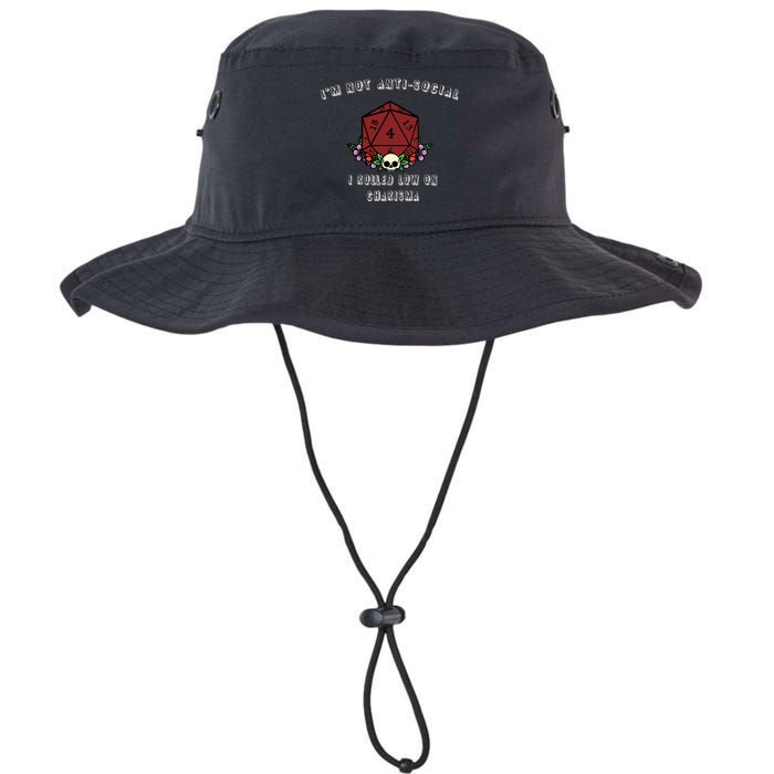 I'm Not Anti-Social I Rolled Low On Charisma Bucket Hat