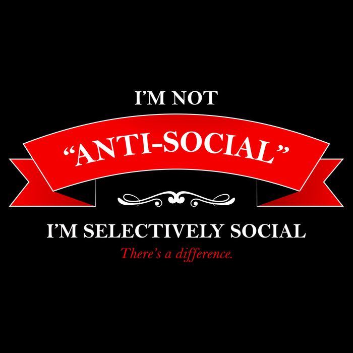 I'm Not Anti-Social I'm Selectively Social Premium T-Shirt