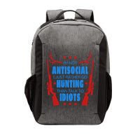 I'm Not Antisocial Hunting Funny Vector Backpack