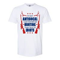 I'm Not Antisocial Hunting Funny Softstyle CVC T-Shirt