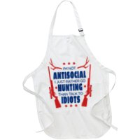 I'm Not Antisocial Hunting Funny Apron