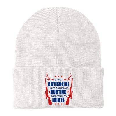 I'm Not Antisocial Hunting Funny Beanie