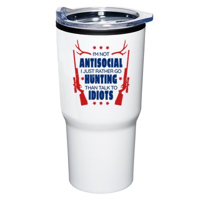 I'm Not Antisocial Hunting Funny Tumbler