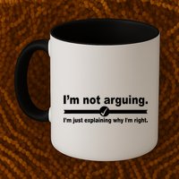 I'm Not Arguing Just Explaining Why I'm Right Mug
