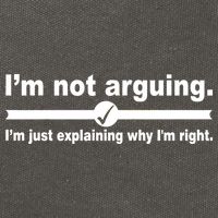I'm Not Arguing Just Explaining Why I'm Right Cotton Canvas Backpack