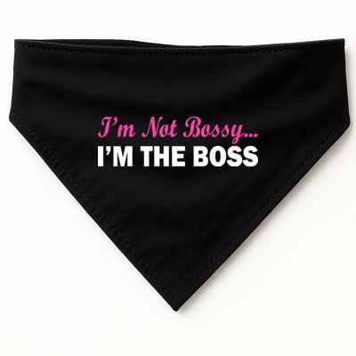 I'm Not Bossy I'm The Boss USA-Made Doggie Bandana