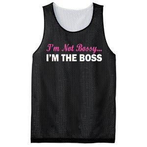 I'm Not Bossy I'm The Boss Mesh Reversible Basketball Jersey Tank