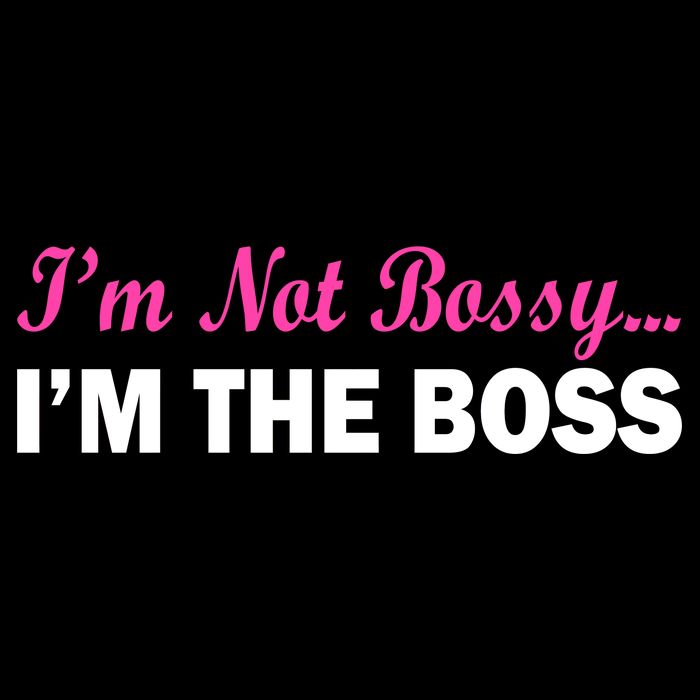I'm Not Bossy I'm The Boss Short Acrylic Beanie