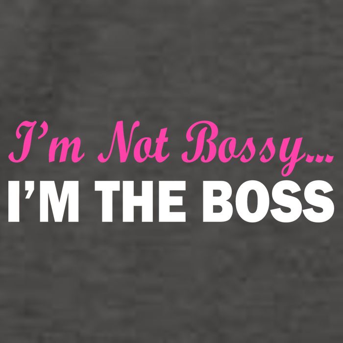 I'm Not Bossy I'm The Boss Vector Backpack