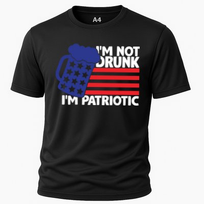 I'm Not Drunk I'm Patriotic Funny Performance Shirt