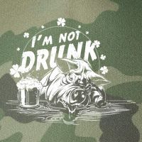 I'm Not Drunk Pig - St Patrick's day Legacy Tie Dye Trucker Hat