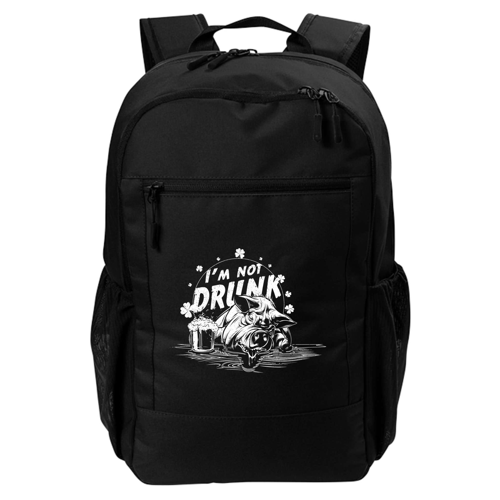 I'm Not Drunk Pig - St Patrick's day Backpack