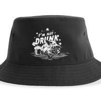 I'm Not Drunk Pig - St Patrick's day Sustainable Bucket Hat