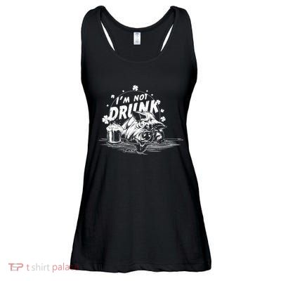 I'm Not Drunk Pig - St Patrick's day Ladies Essential Flowy Tank