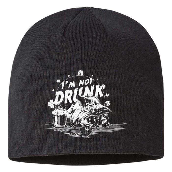 I'm Not Drunk Pig - St Patrick's day Sustainable Beanie