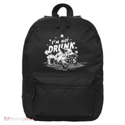 I'm Not Drunk Pig - St Patrick's day 16 in Basic Backpack