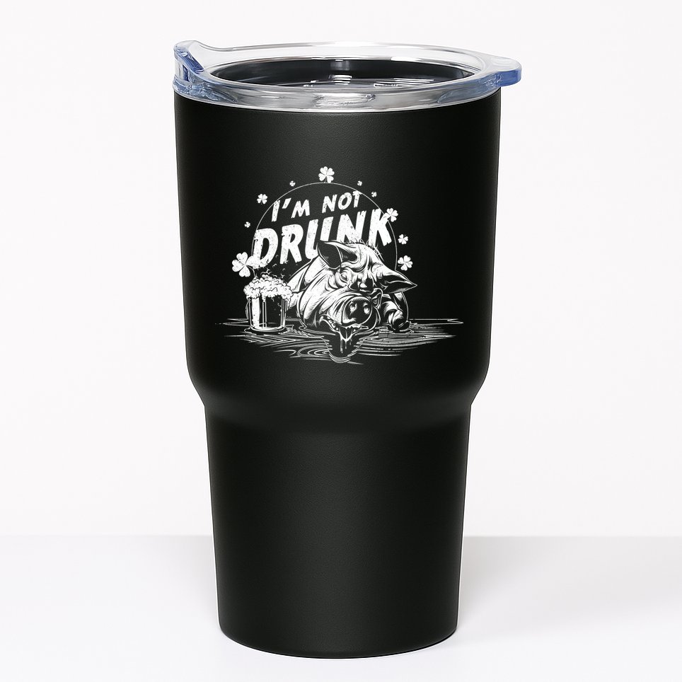I'm Not Drunk Pig - St Patrick's day Tumbler