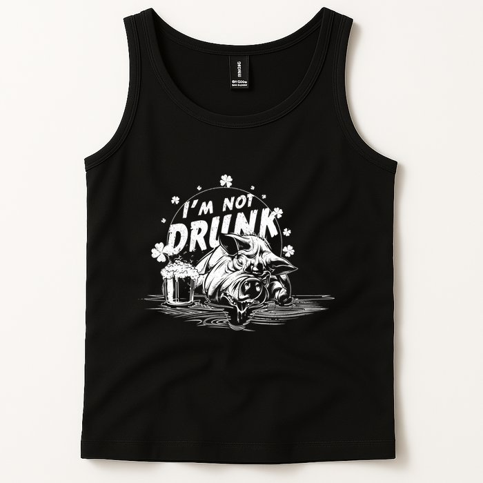 I'm Not Drunk Pig - St Patrick's day Tank Top