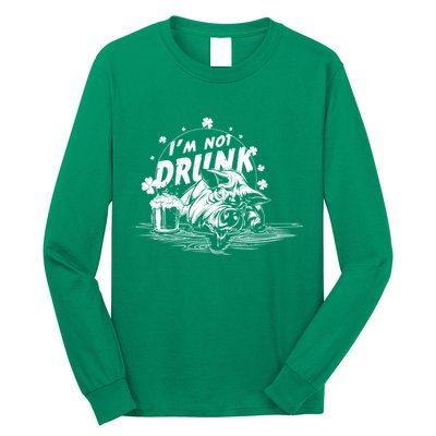 I'm Not Drunk Pig - St Patrick's day Long Sleeve Shirt