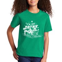 I'm Not Drunk Pig - St Patrick's day Kids T-Shirt
