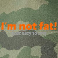 I'm Not Fat Just Easy To See Legacy Tie Dye Trucker Hat