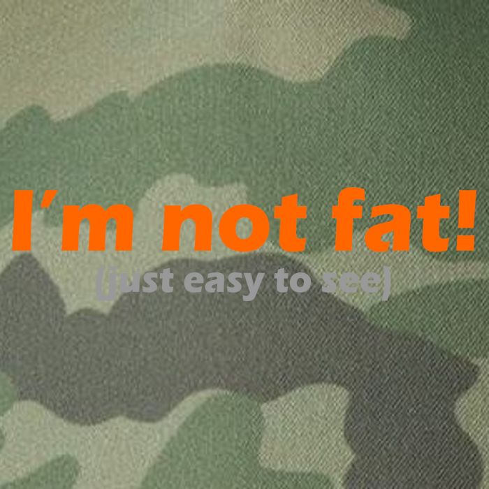 I'm Not Fat Just Easy To See Legacy Tie Dye Trucker Hat