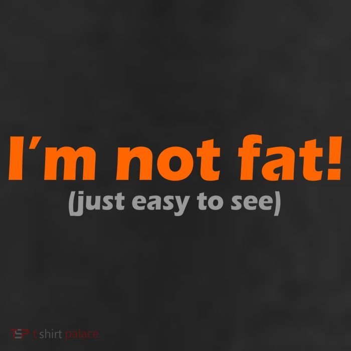I'm Not Fat Just Easy To See 11oz C Handle Ceramic Mug