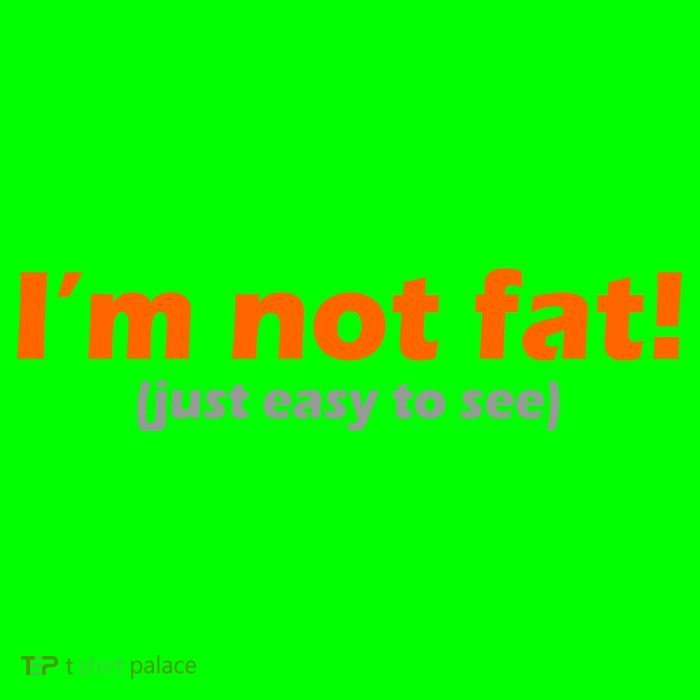 I'm Not Fat Just Easy To See Sustainable Beanie