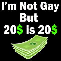 I'm Not Gay But $20 is $20 Crop Top