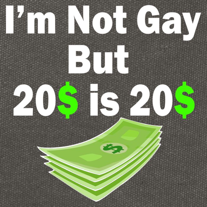 I'm Not Gay But $20 is $20 Cotton Canvas Backpack