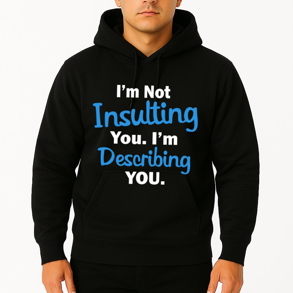 I'm Not Insulting You I'm Describing You Hoodie