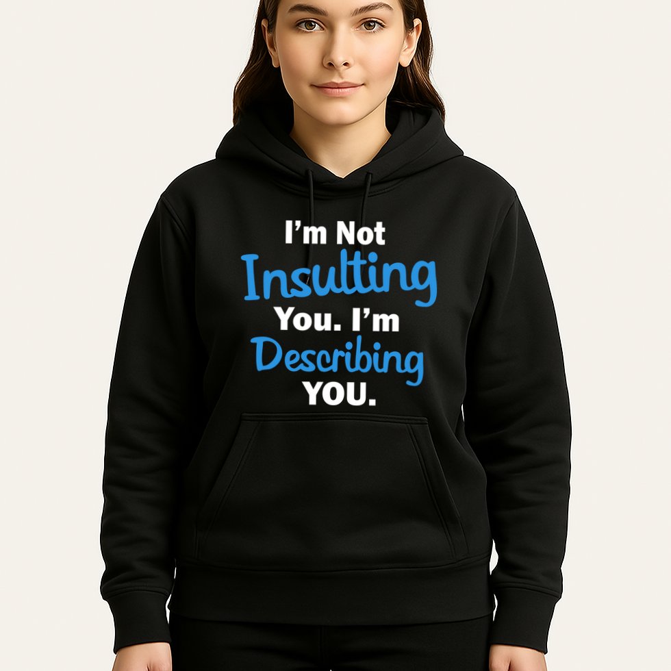I'm Not Insulting You I'm Describing You Hoodie