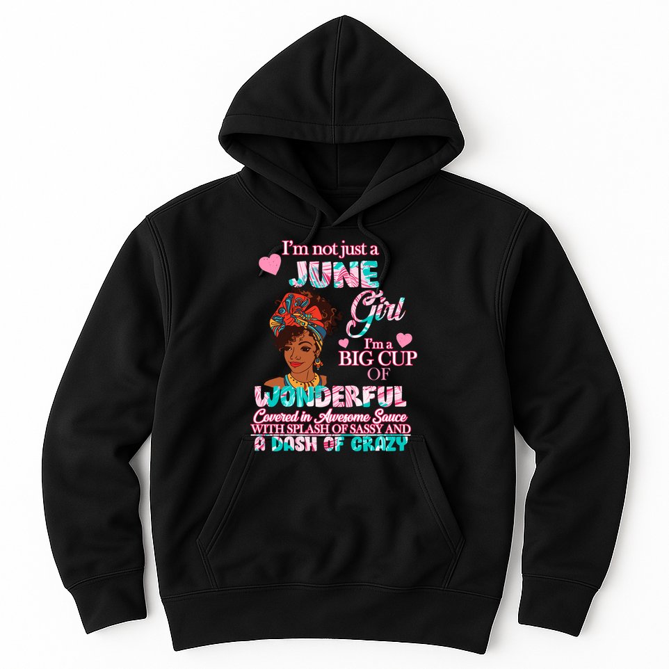 I'm Not Just A June Girl Funny Birthday Hoodie
