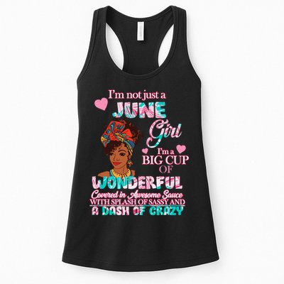 I'm Not Just A June Girl Funny Birthday Womens Tank Top