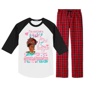 I'm Not Just A May Girl Funny Birthday Raglan Sleeve Pajama Set