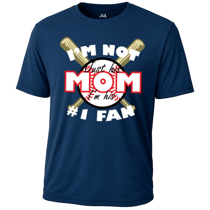 I'm Not Just His Mom I'm His #1 Fan Cooling Performance Crew T-Shirt