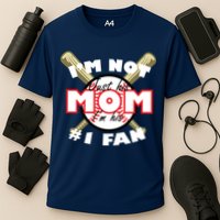 I'm Not Just His Mom I'm His #1 Fan Cooling Performance Crew T-Shirt