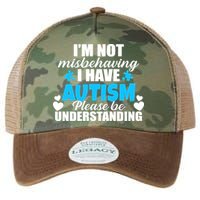 I'm Not Misbehaving I Have Autism Legacy Tie Dye Trucker Hat