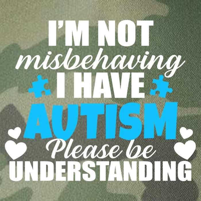 I'm Not Misbehaving I Have Autism Legacy Tie Dye Trucker Hat