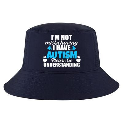 I'm Not Misbehaving I Have Autism Cool Comfort Performance Bucket Hat