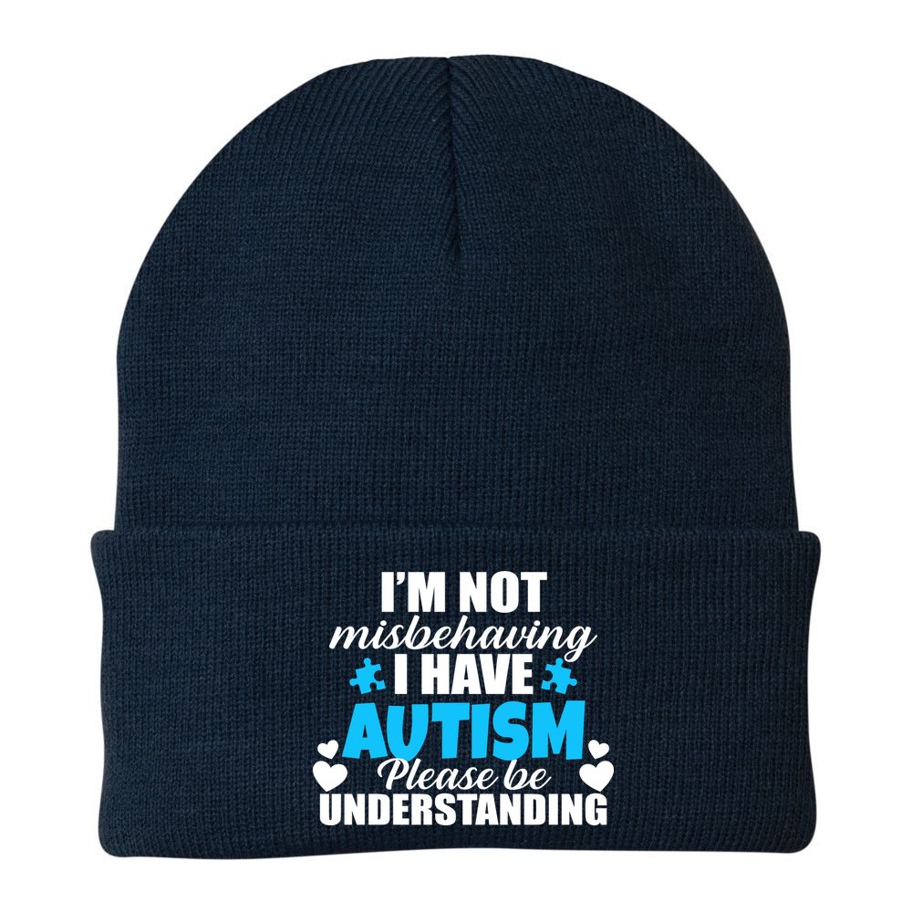 I'm Not Misbehaving I Have Autism Beanie