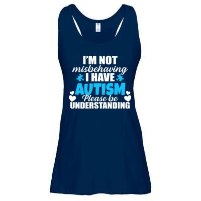 I'm Not Misbehaving I Have Autism Ladies Essential Flowy Tank